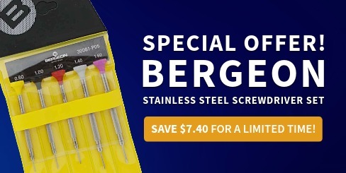 Bergeon Watchmaker Screwdrivers Set Sale 